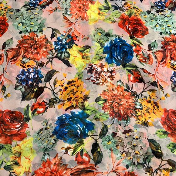 Women's Sleeveless Floral Flowy Blouse Size XS Festival Boho Cottagecore Casual - Picture 4 of 7